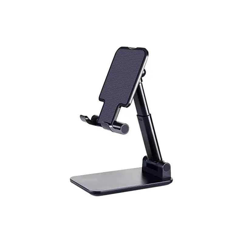 Adjustable Desk Mobile Phone Holder Stand for iPhone, iPad, Xiaomi - Universal Tablet and Cell Phone Stand for Desktop