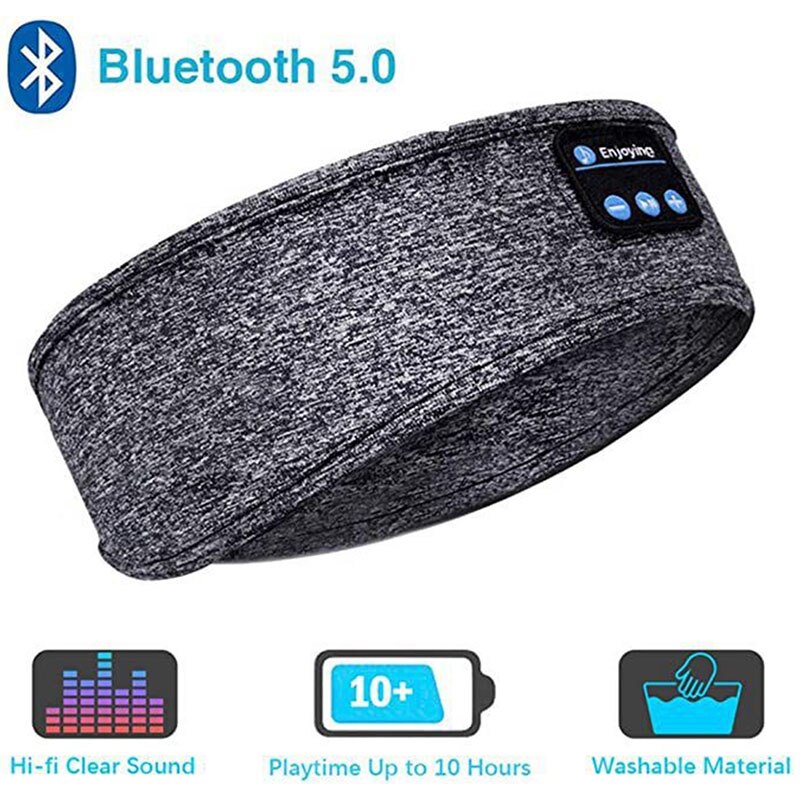 Fone Bluetooth Sports Headband Wireless Music Eye Mask & Headset for Sleep and Exercise
