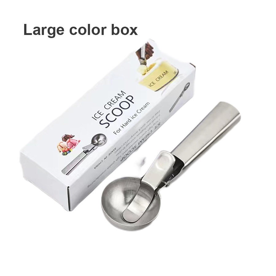 Dual-purpose Stainless Steel Ice Cream Scoop Multifunctional Fruit Scoop & Kitchen Tool