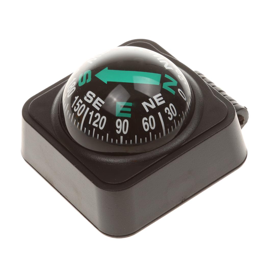 Portable Car Compass GPS Ball for Hiking & Cycling Direction Guide ABS Material