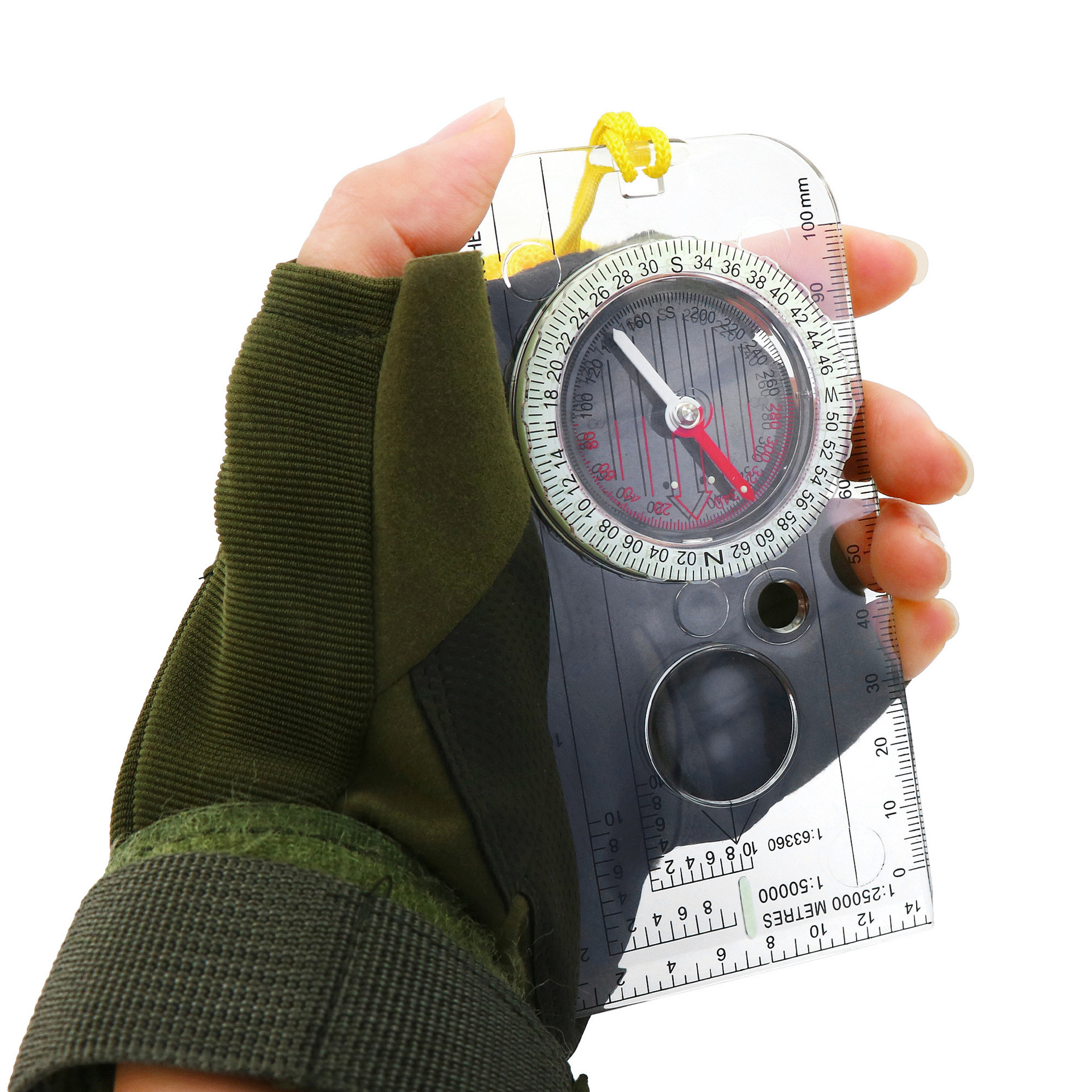 Design Rugged Compass Professional Military Compass High Precision Hiking Gear | Inspire Uplift