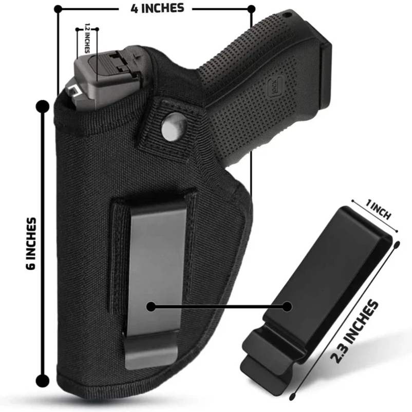 Universal Concealed Carry Holster for Right & Left Adjustable and Versatile
