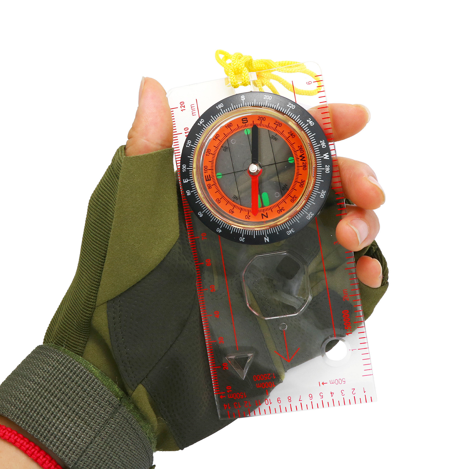 Portable Compass Ruler for Hiking Navigation | Inspire Uplift