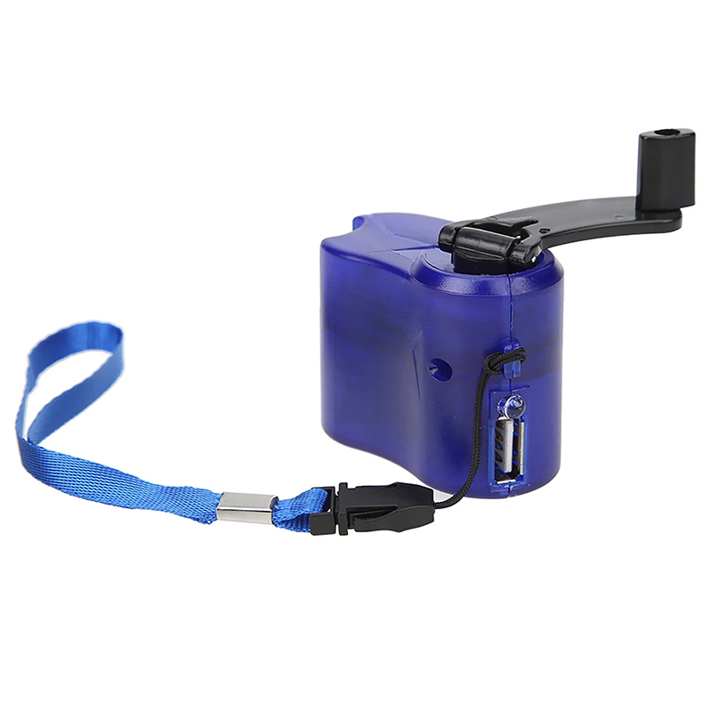 Portable Hand Crank Phone Charger Emergency USB Power Generator for Outdoor Survival