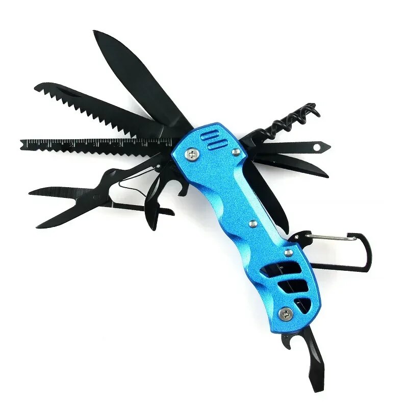 Multifunctional Folding Pocket Knife Survival Tool with Stainless Steel Camping Gear