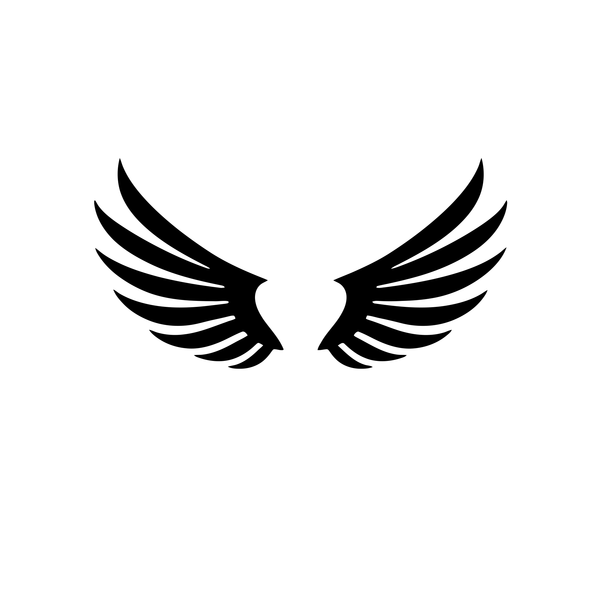 Angel Wings Svg, Angel Wings Silhouette, Wings Svg, Angel - Inspire Uplift