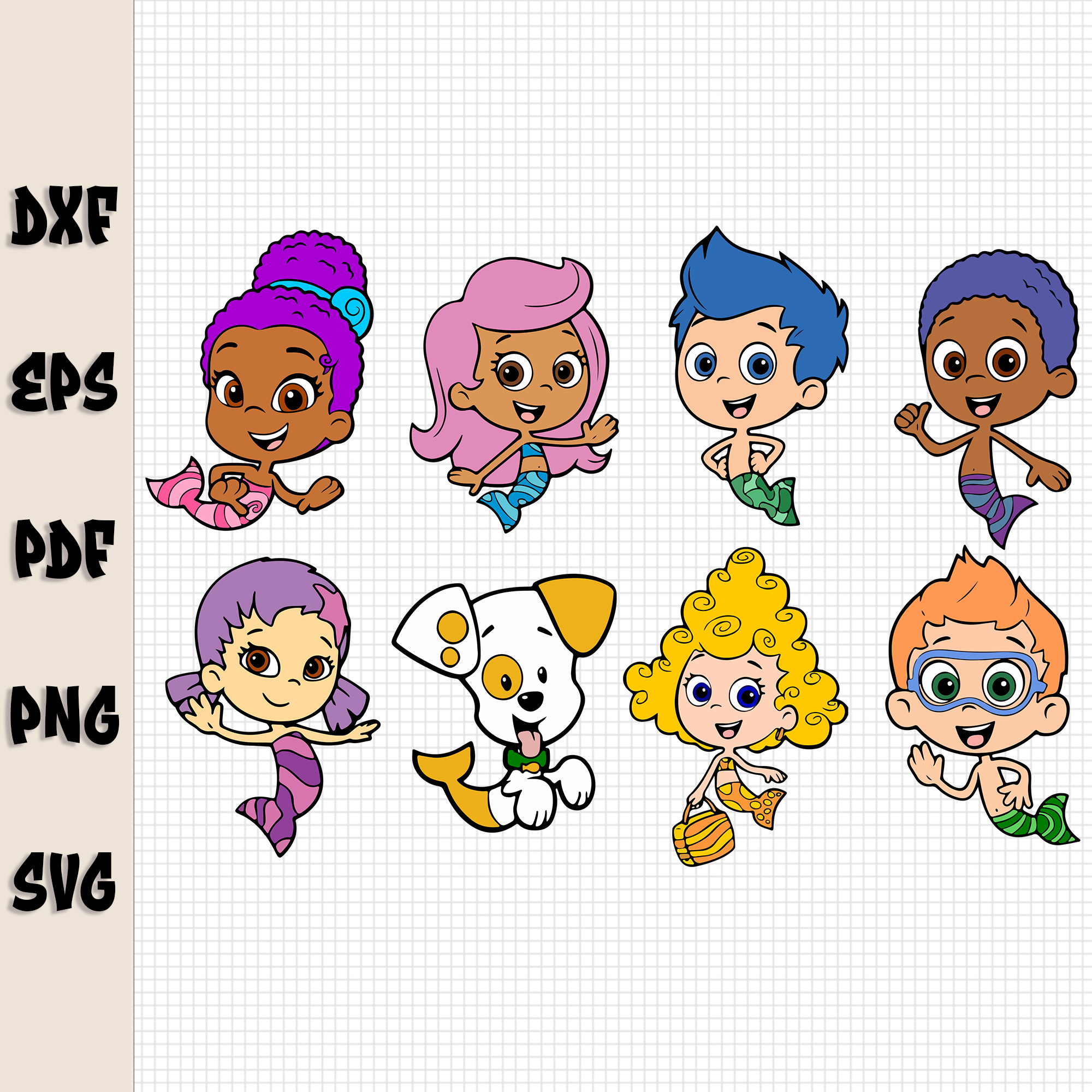 Bubble guppies svg, bubble guppies svg vector, bubble guppie | Inspire ...