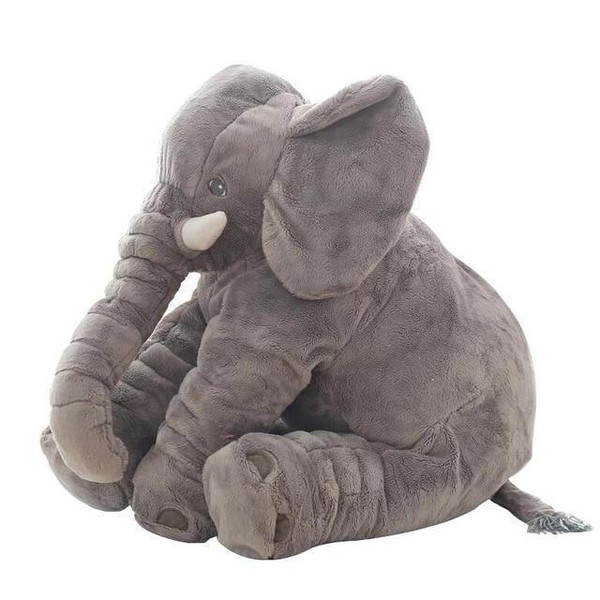 Adorable Elephant Plush Toy Pillow - Soft Cotton, Perfect for Kids' Room Decor, Ideal Baby Shower Gift
