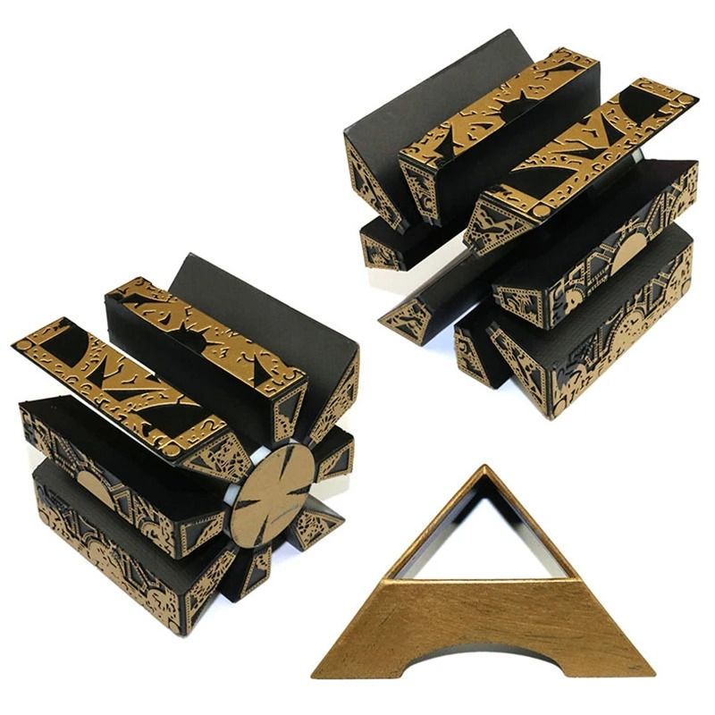 BaronHong Rompecabezas Lament Configuration - Cubo Desmontable Con Cerradura Deformable Y Base, Réplica 1:1 De La Película, Regalo Ideal Para Fans Del Cine Y Amantes De Los Puzzles