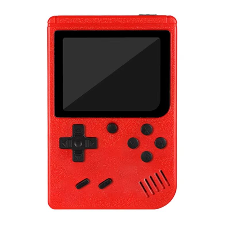 Small Game Console with Hundreds of Games, Kids Retro Handheld, TV Output, Durable Resin Design for On-the-Go Fun