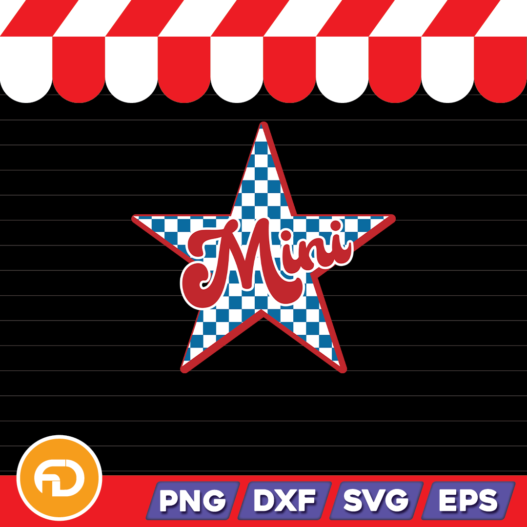 Mini Star SVG, PNG, EPS, DXF Digital Download | Inspire Uplift