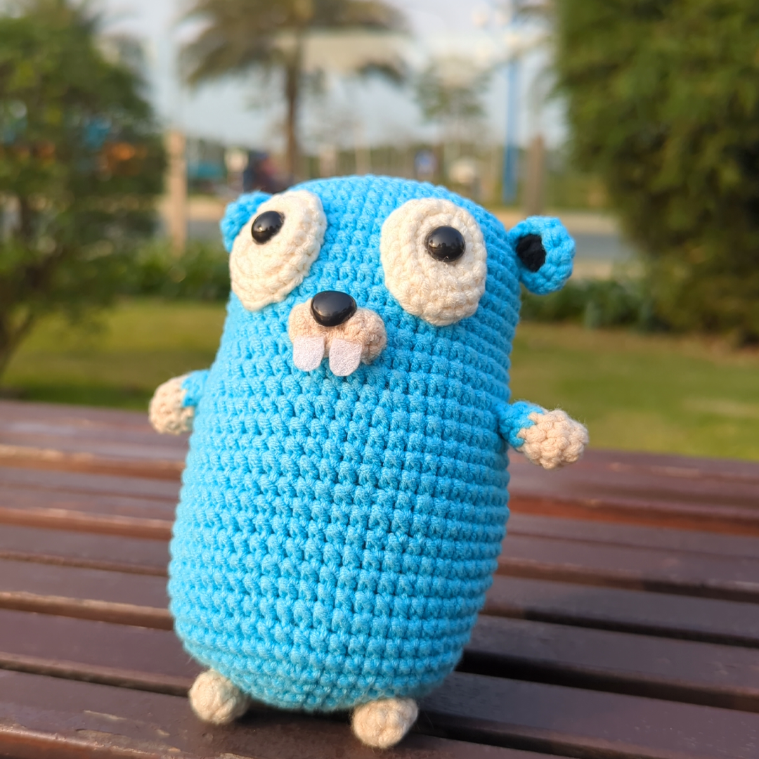 Handmade Wool Gopher Crochet Golang Amigurumi | Inspire Uplift