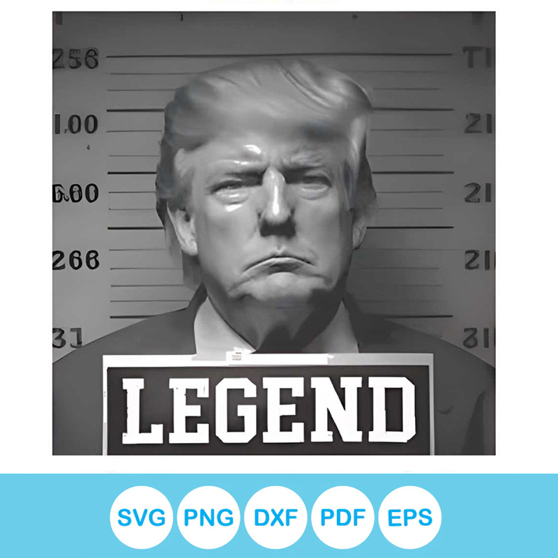 Trump Mugshot PNG Donald Trump Legend PNG Download | Inspire Uplift
