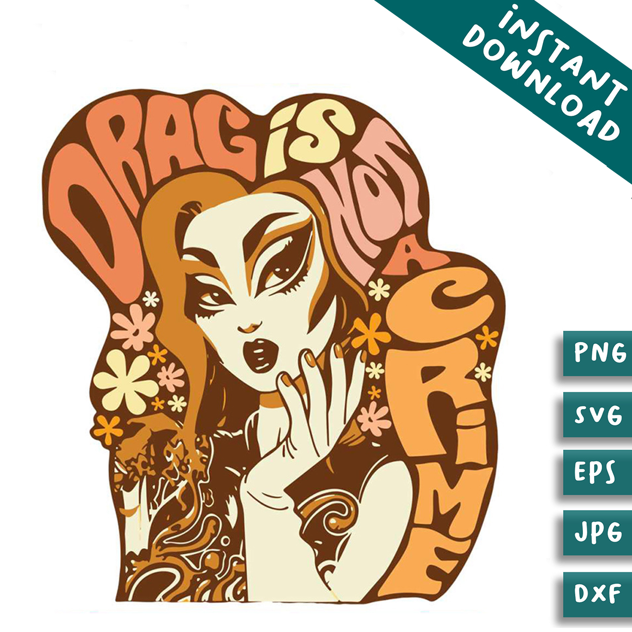 Drag Is Not A Crime Svg For Cricut Sublimation Files - Inspire Uplift