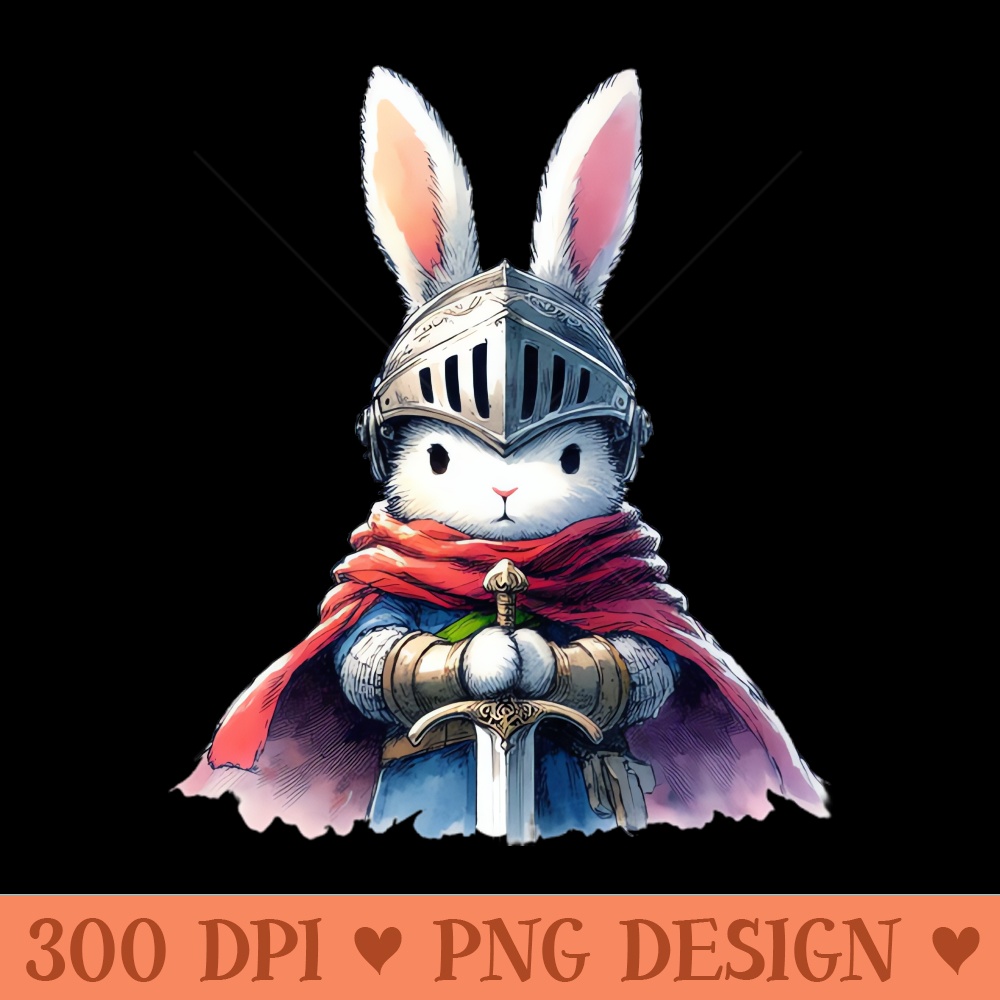 Rabbit Knight - PNG file download | Inspire Uplift