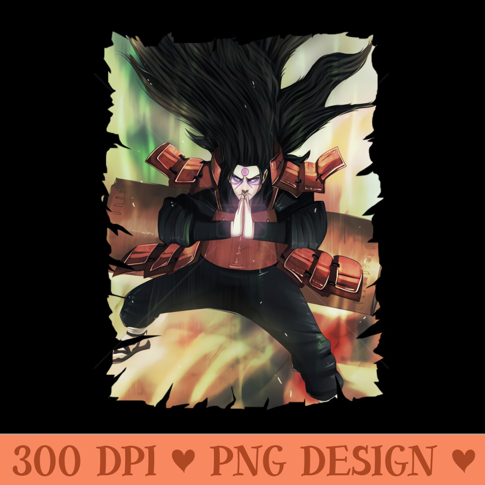 HASHIRAMA SENJU ANIME MERCHANDISE - Sublimation designs PNG | Inspire ...