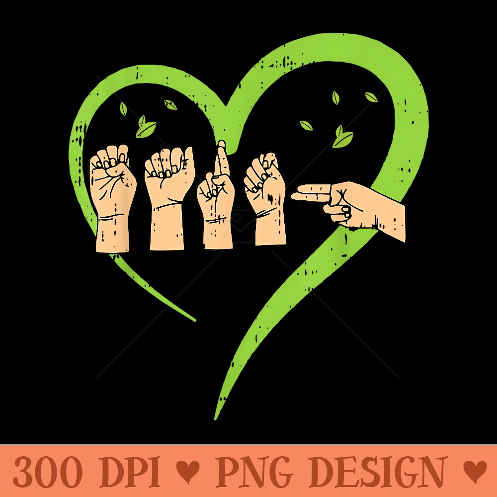 ASL American Sign Language Earth Day Environmental Nature - | Inspire ...