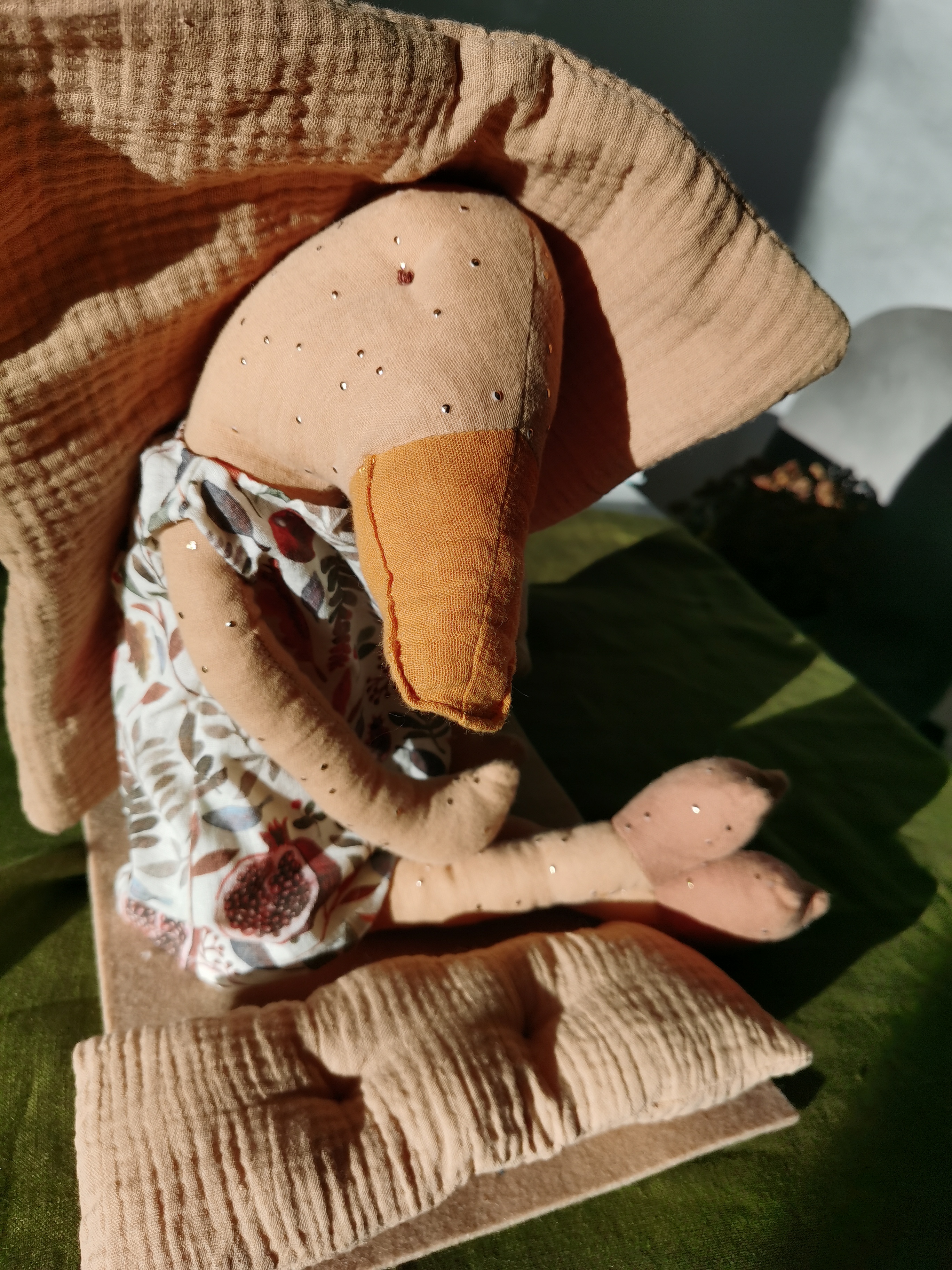Swany Rag Handmade goose toy,muslin swan rag doll | Inspire Uplift