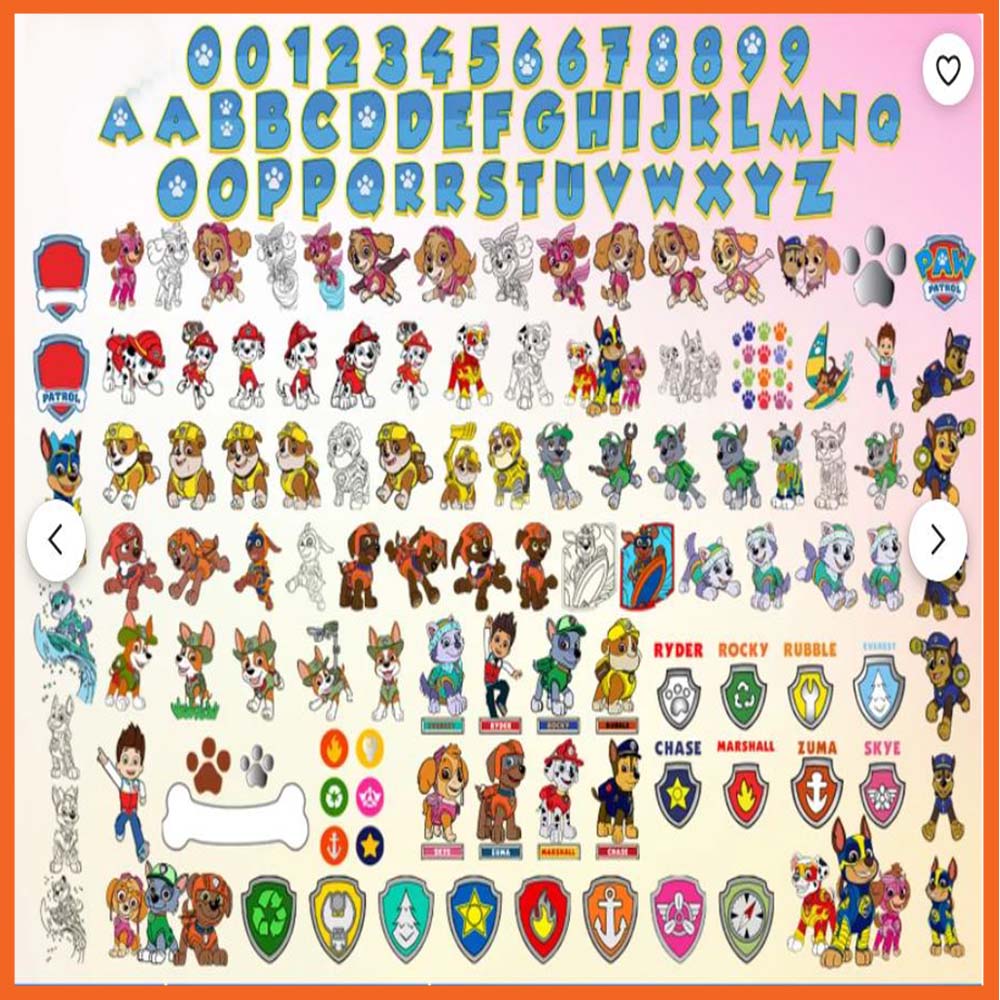 Paw Patrol Bundle Svg - Inspire Uplift