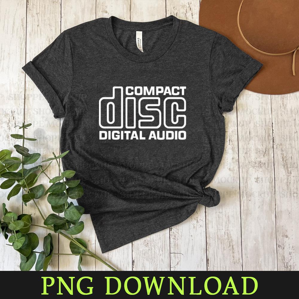 Compact Disc Digital Audio PNG Sublimation Digital Download | Inspire ...