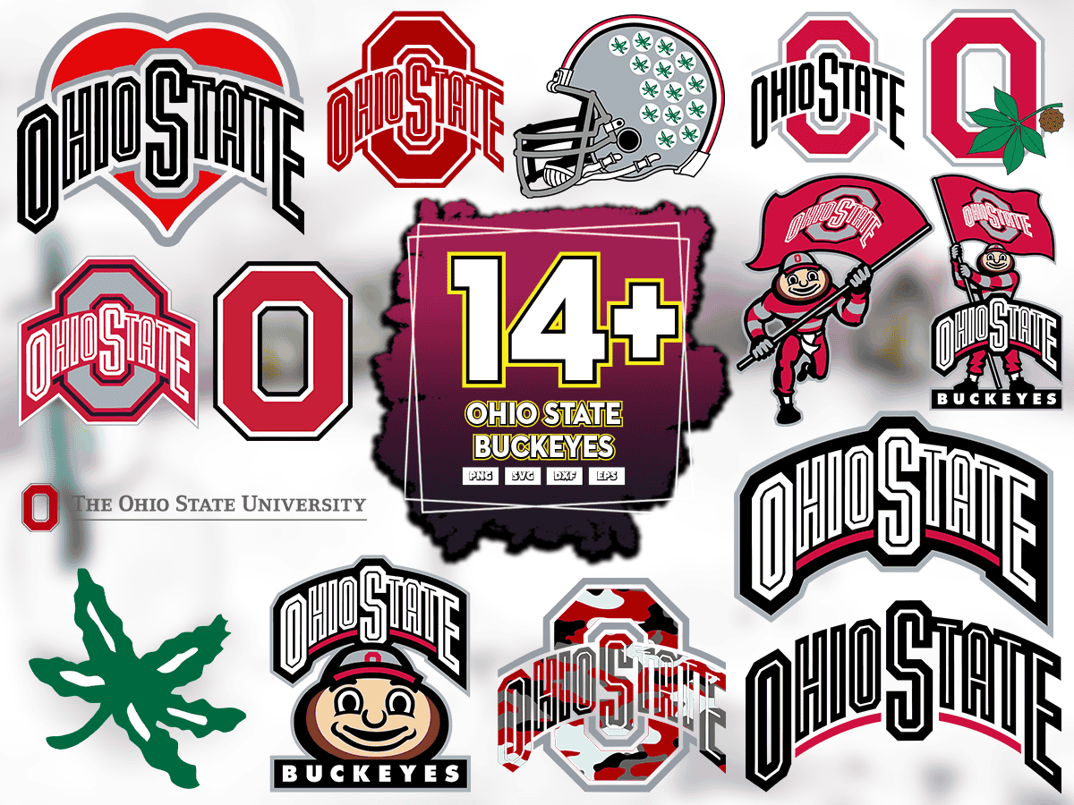 15 Files Ohio State Buckeyes Football Svg Bundle, Buckeyes L - Inspire ...