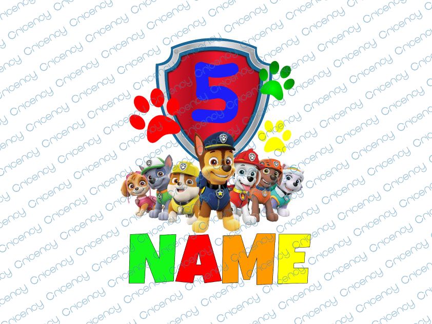 Paw Patrol Birthday png- Boy’s Paw Patrol Birthday png- Paw | Inspire