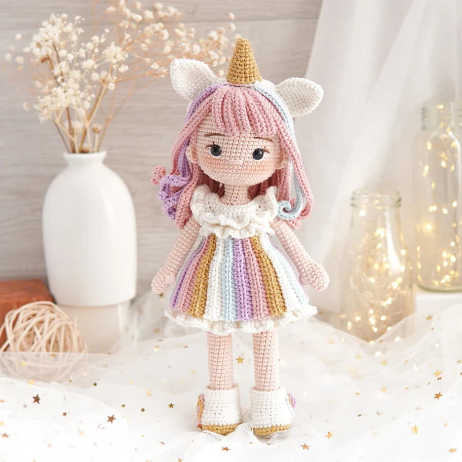 Cute Sofia wool doll, Handmade crochet doll | Inspire Uplift