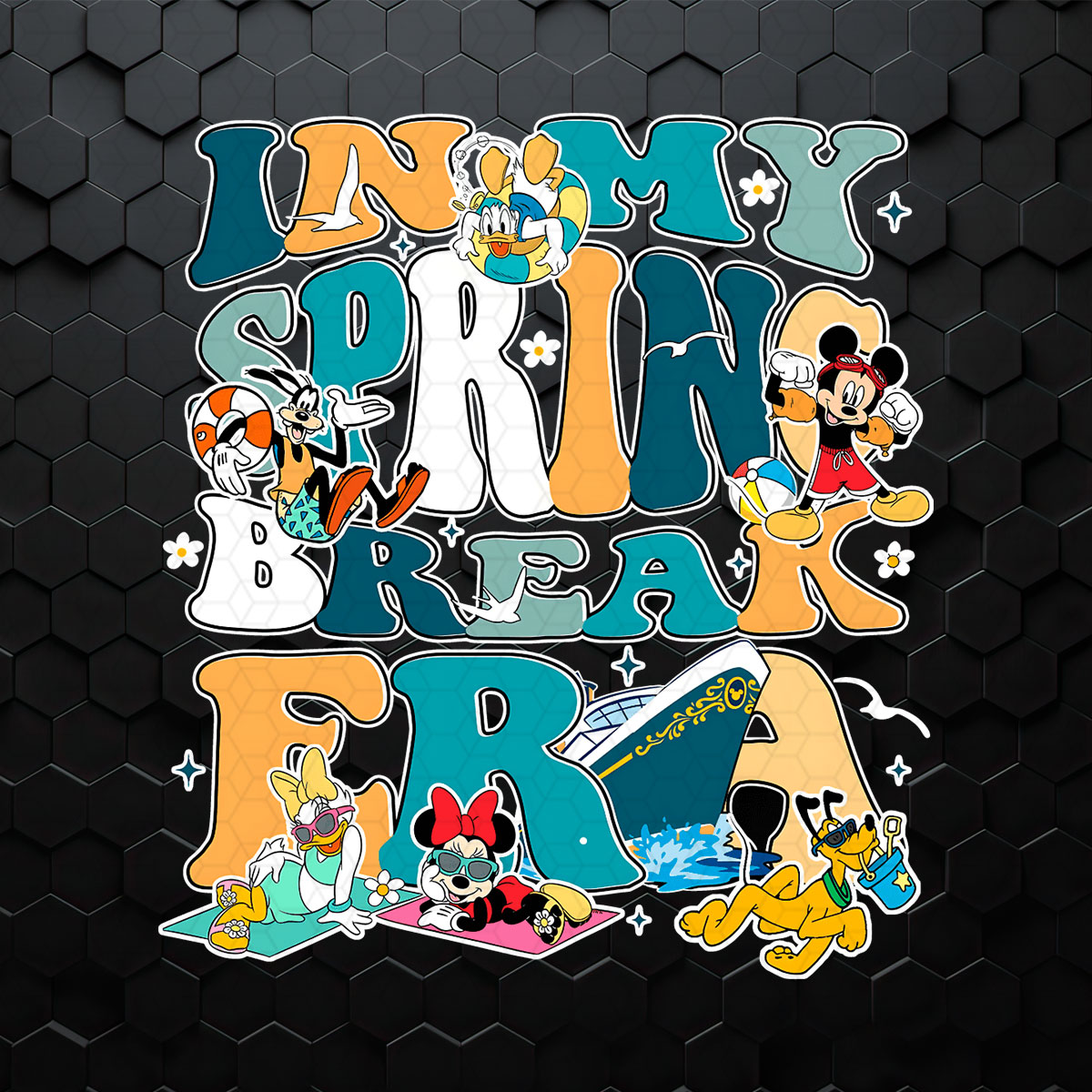 Mickey And Friends In My Spring Break Era PNG - Inspire Uplift
