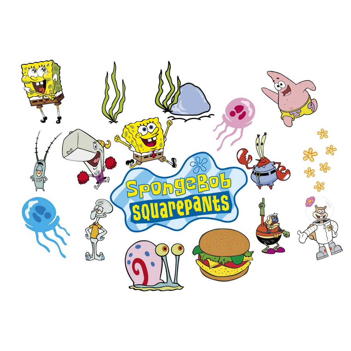 Spongebob And Friend Bundle SVG PNG Cartoon SVG Spongebob SV | Inspire ...