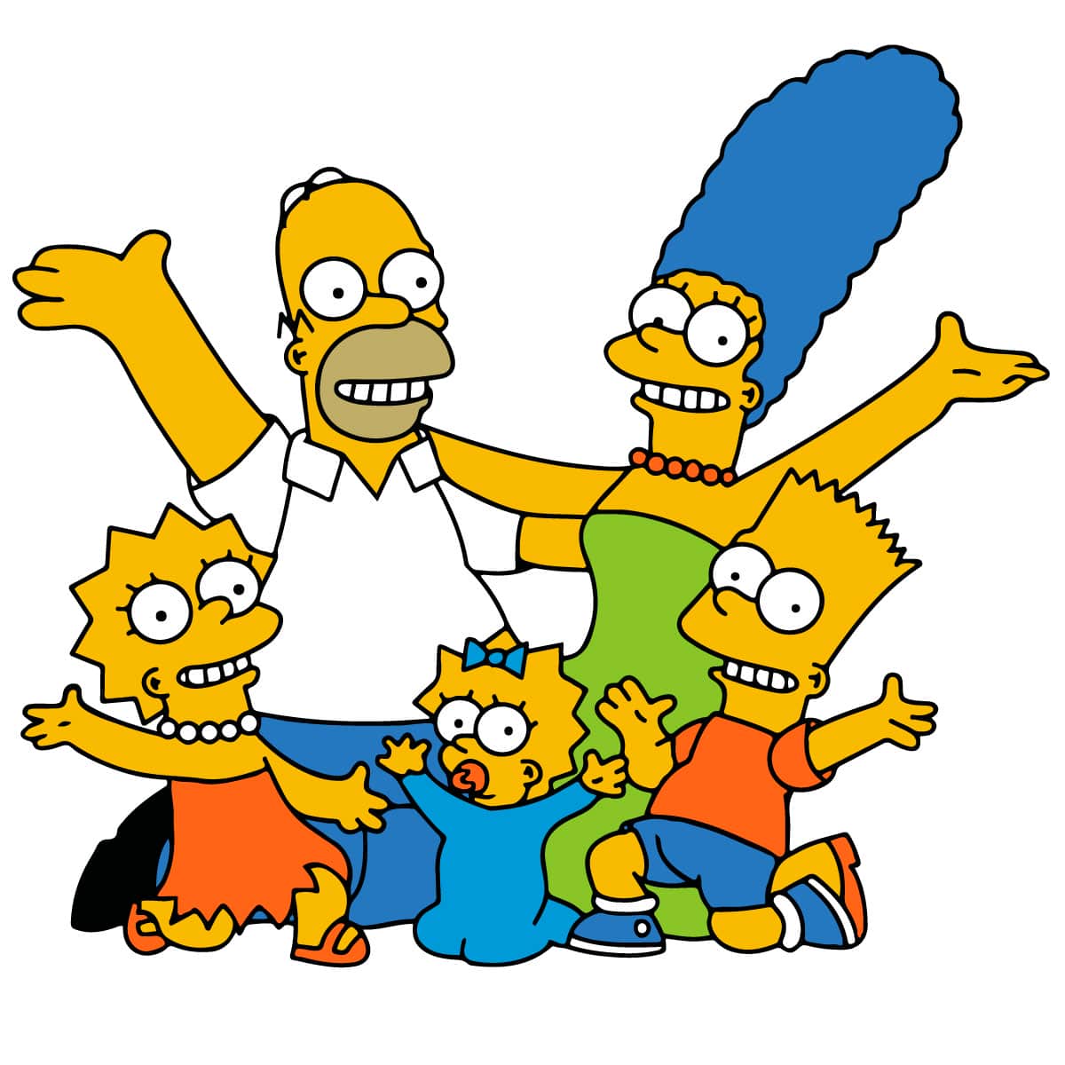 Simpsons Raster Image The Simpsons SVG Bart Simpsons SVG Cartoon Homer SVG Family | Inspire ...