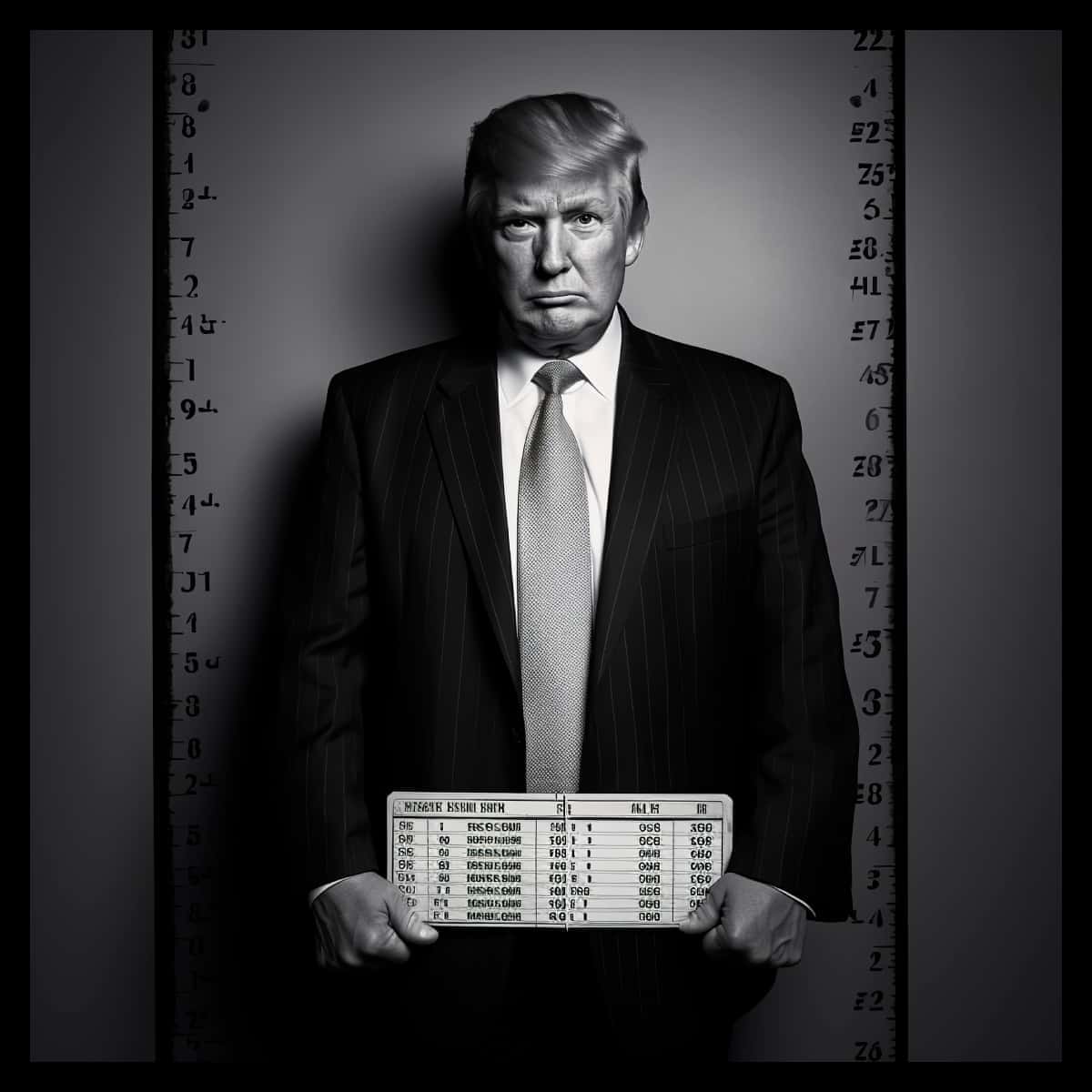Only PNG File - Mugshot Of Donald Trump PNG Not Guilty PNG D | Inspire ...