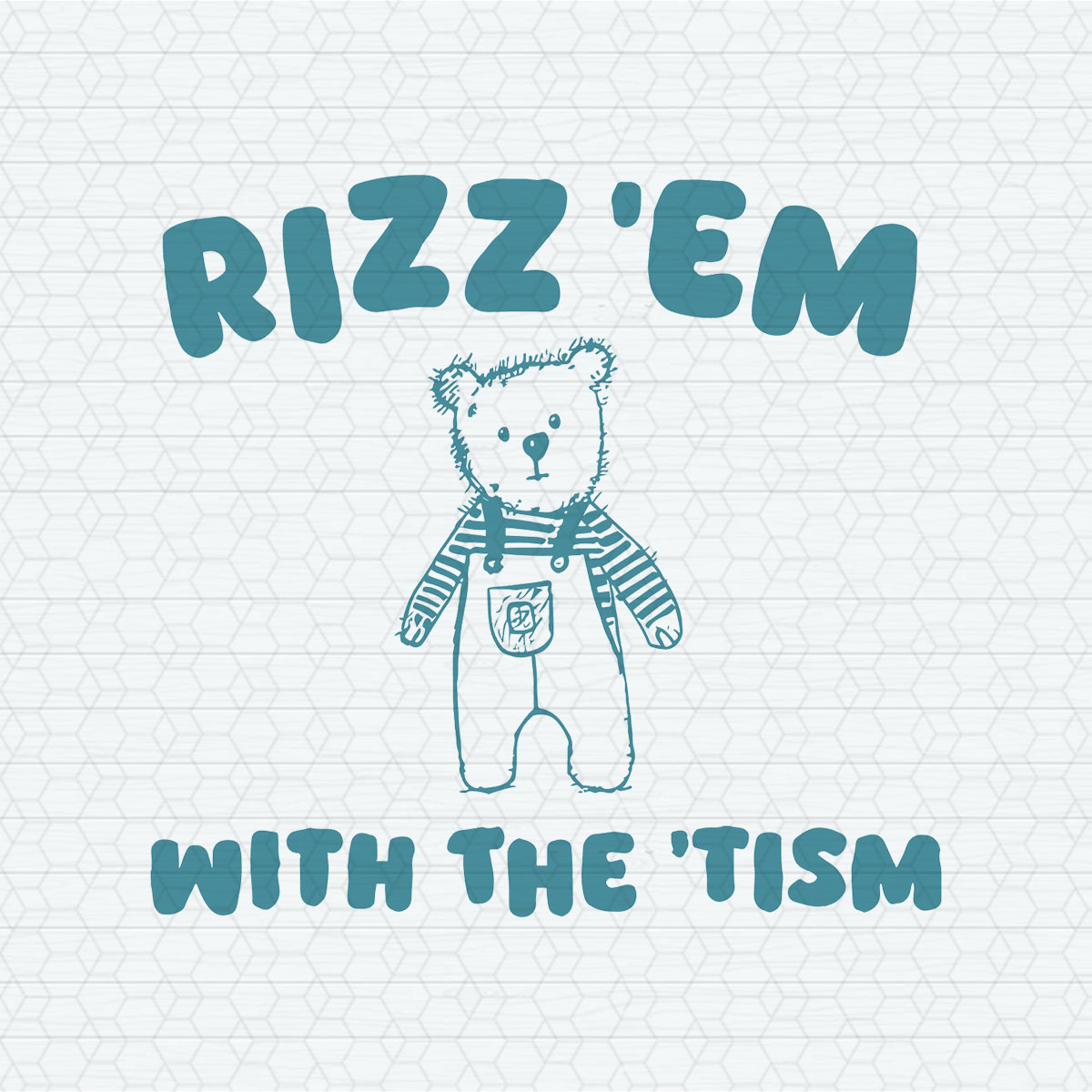 Vintage Rizz Em With The Tism SVG | Inspire Uplift