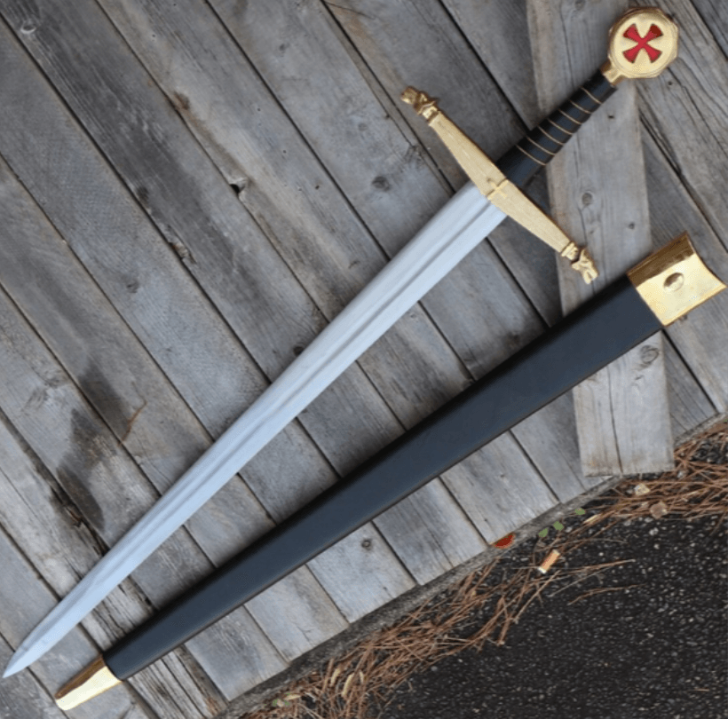 Templar Knights Battle Ready Sword - Hand-Forged 1095 Steel | Inspire ...