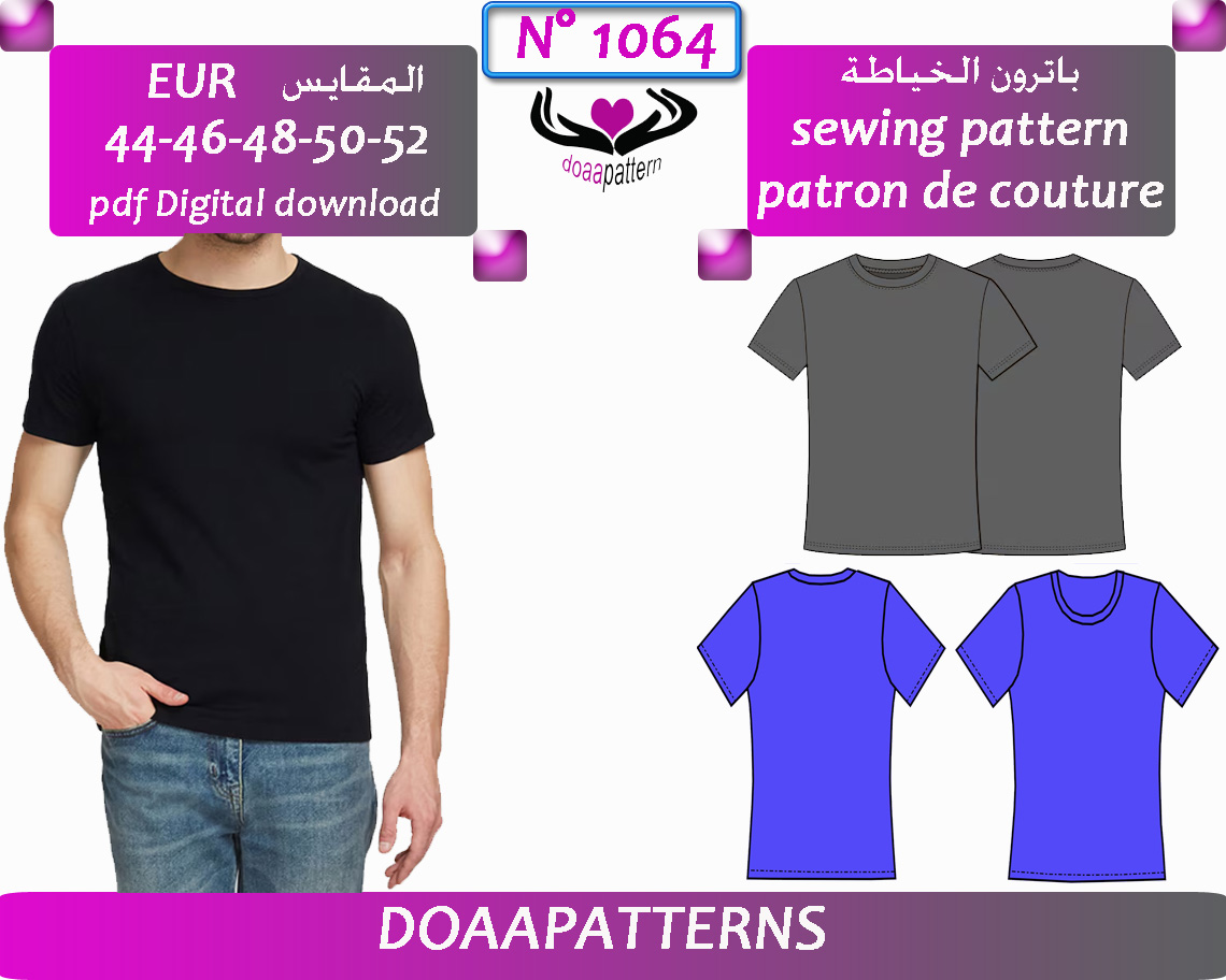 mens Shirt Sewing Pattern PDF Pattern PDF, Instant Download - Inspire ...