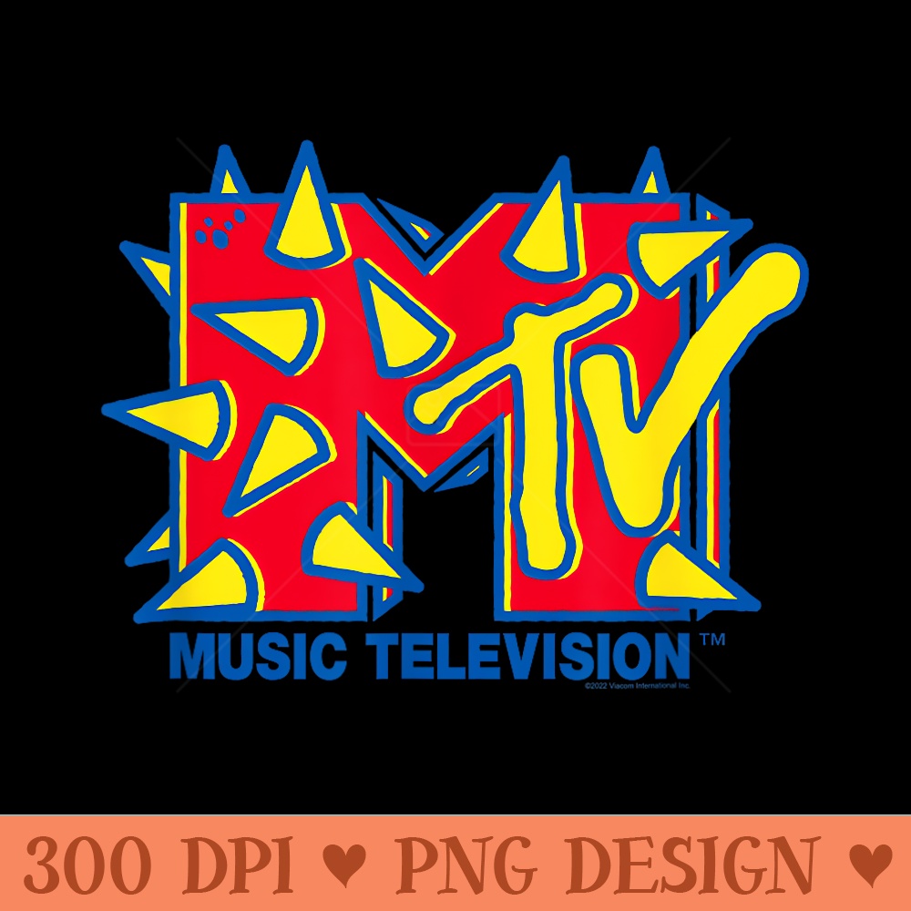 MTV Logo Spiked Logo PNG Download Transform Your Sublima Inspire