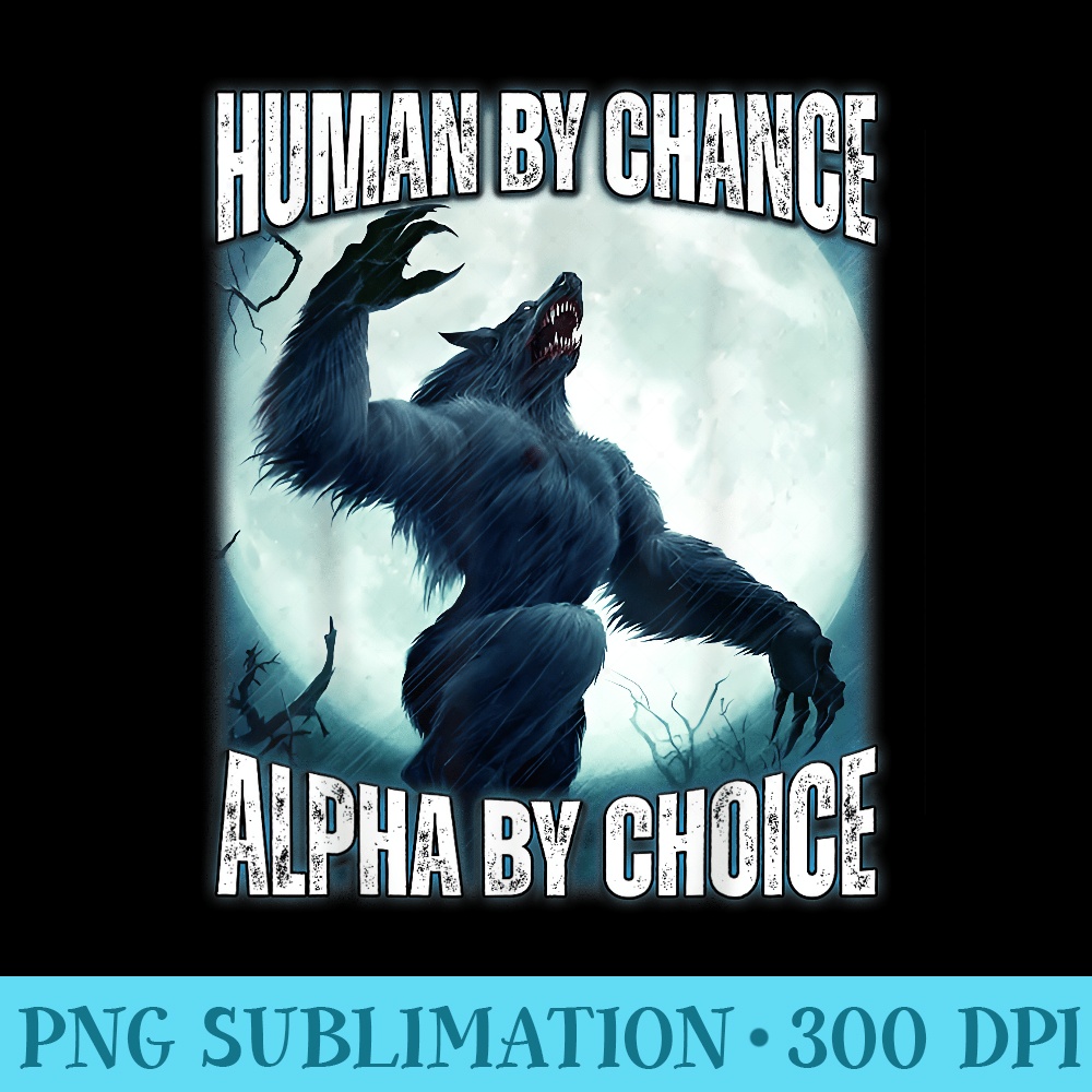 Débardeur "Human By Chance, Alpha By Choice" - Design Loup Alpha - Coupe Confortable