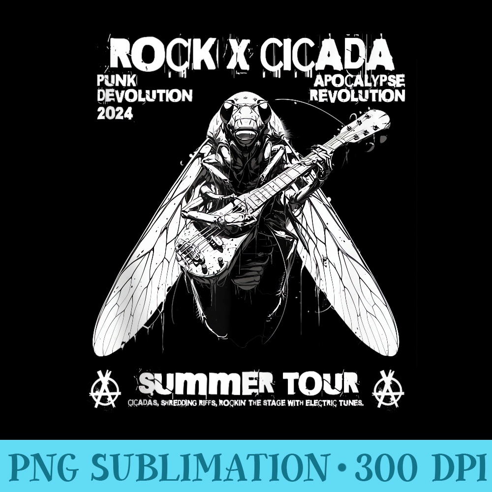 Cicada Summer Tour 2024 Double Emergence Bug Rock Music PN