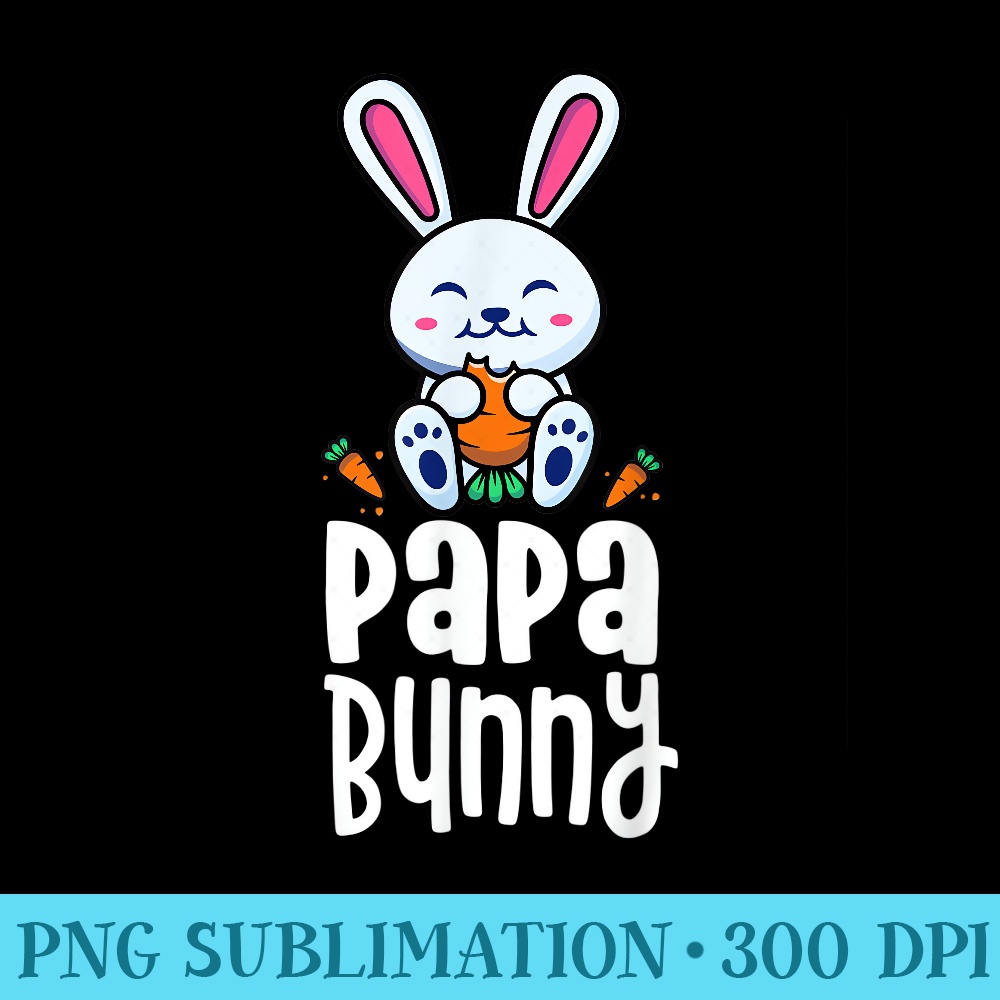 Papa Bunny Birthday Party Theme Easter Outfit Rabbit Parent | Inspire ...