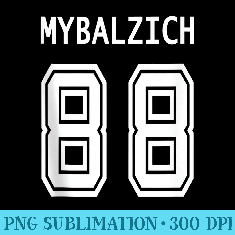 Sports Player Mybalzich 88 Funny Adult - Sublimation backgro | Inspire Uplift