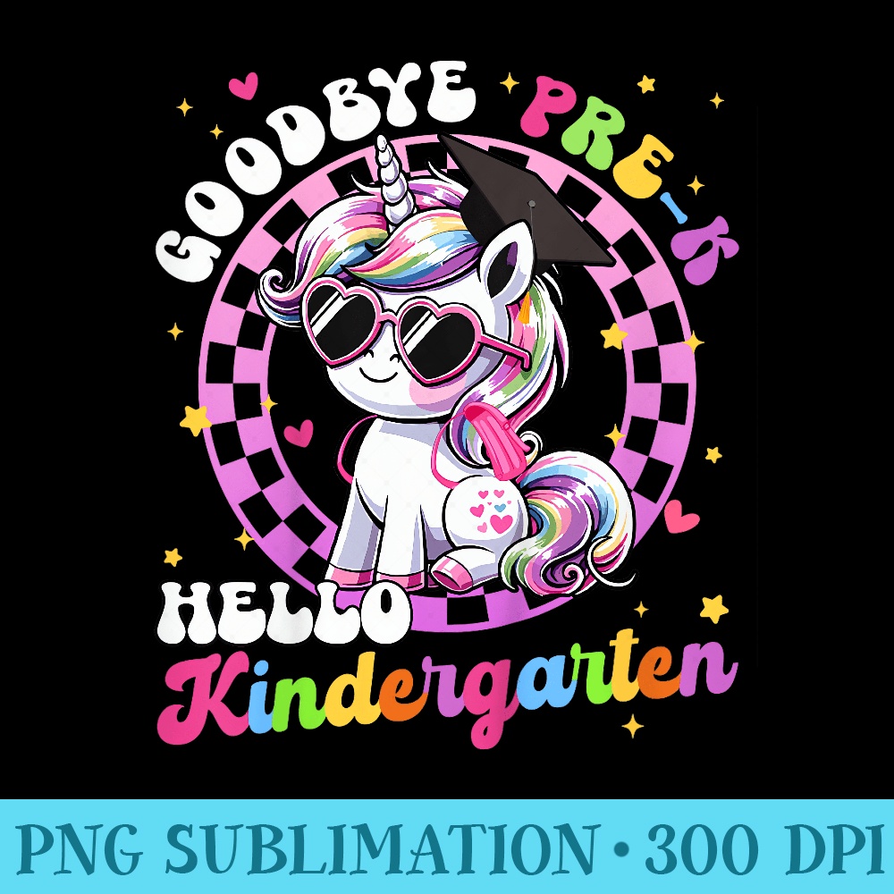 Goodbye PreK Hello Kindergarten Graduation Graduate Girls - | Inspire ...