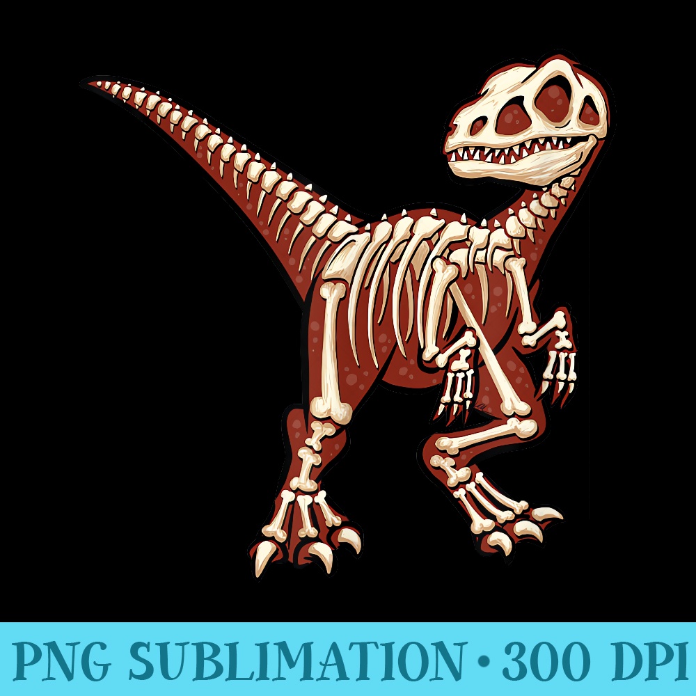 Transparent Raptor Skeleton Raptor Bones Velociraptor Skeleton Dinosaur Dino - High Qual | Inspire ...