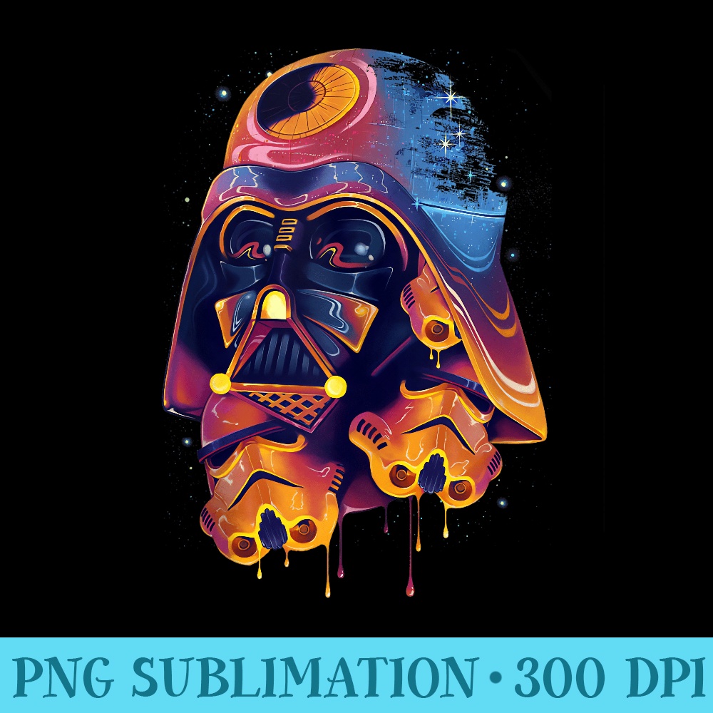 Star Wars Darth Vader Trooper Helmets Psychedelic Drip - Hig | Inspire ...