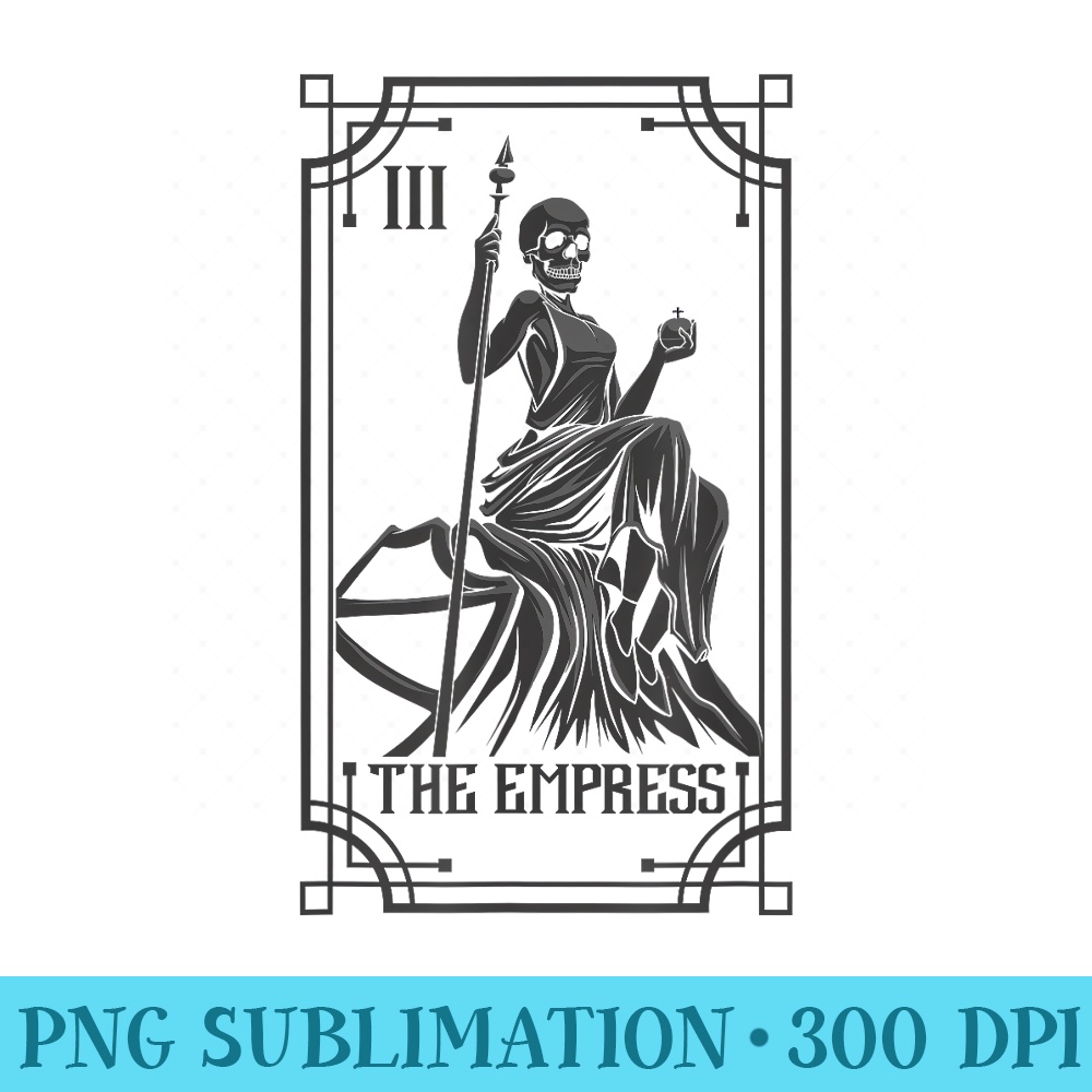 The Empress Tarot Card Satanic Halloween Occult Divination - | Inspire Uplift