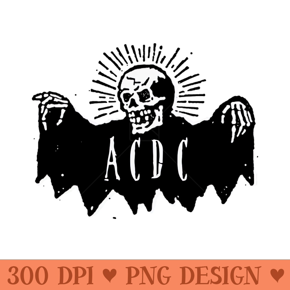 acdc bat bone band PNG, ACDC logo PNG - Exclusive PNG design | Inspire ...