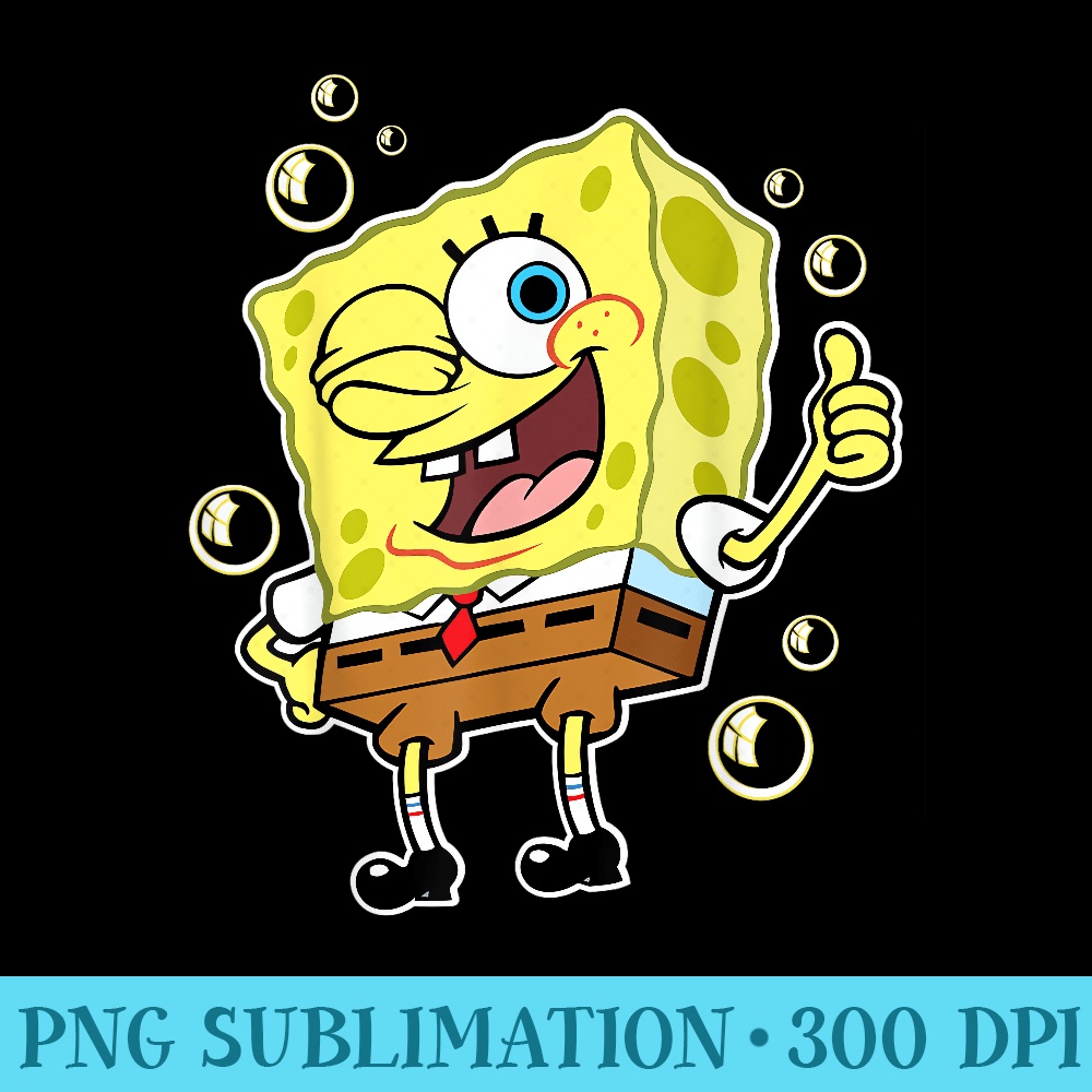 Spongebob Squarepants Thumbs Up - PNG File Download - Inspire Uplift