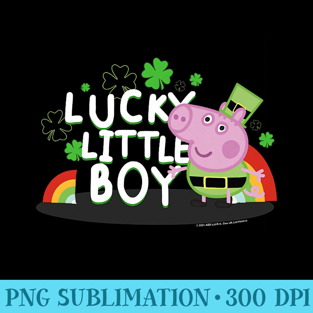 Peppa Pig St. Patricks Day George Pig Lucky Little Premium - | Inspire ...