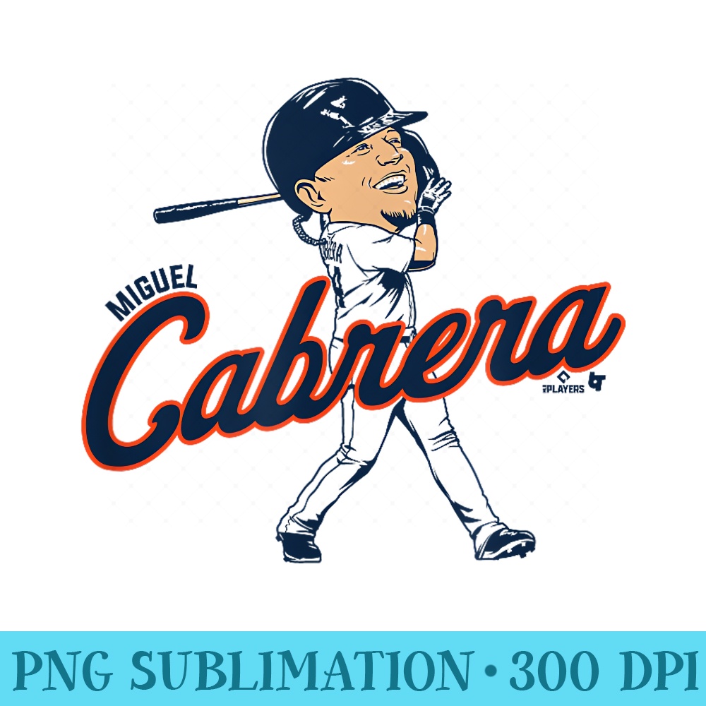 Miguel Cabrera Caricature Detroit Baseball - Printable PNG G | Inspire ...