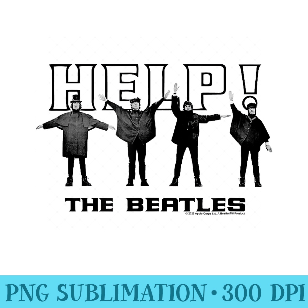 The Beatles - Help - Trendy PNG Designs | Inspire Uplift