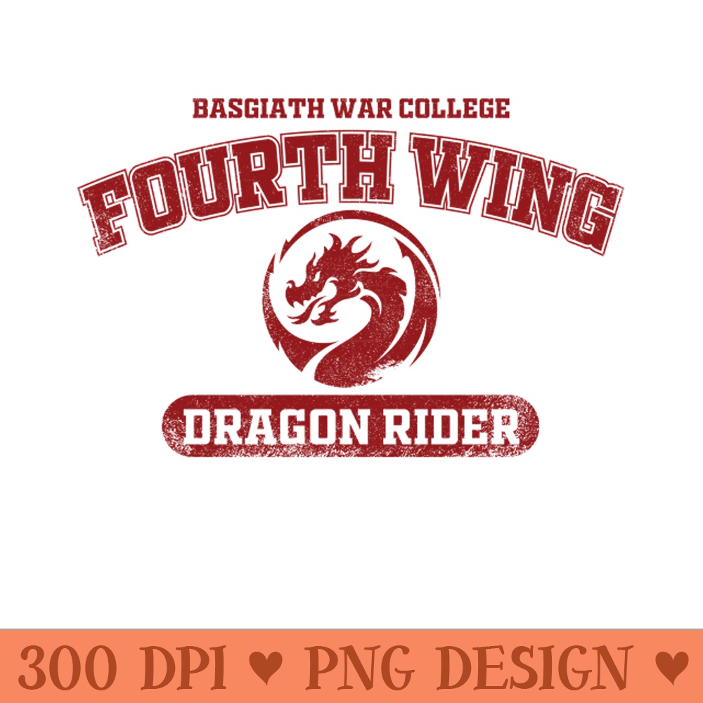Fourth Wing Dragon Rider - Sublimation patterns PNG | Inspire Uplift