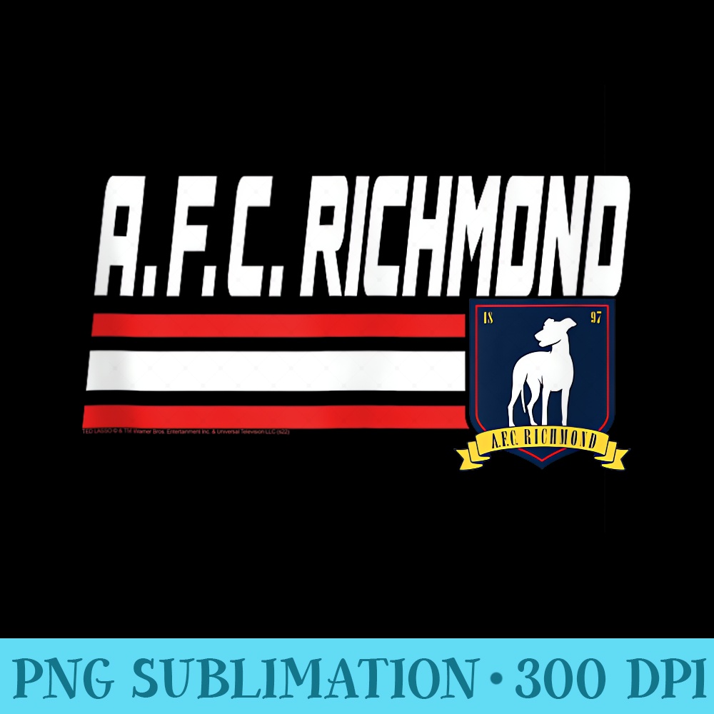 Ted Lasso AFC Richmond Soccer Logo - Transparent PNG Downloa | Inspire